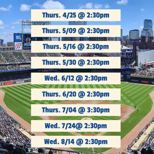 Twins game Early Open Schedule